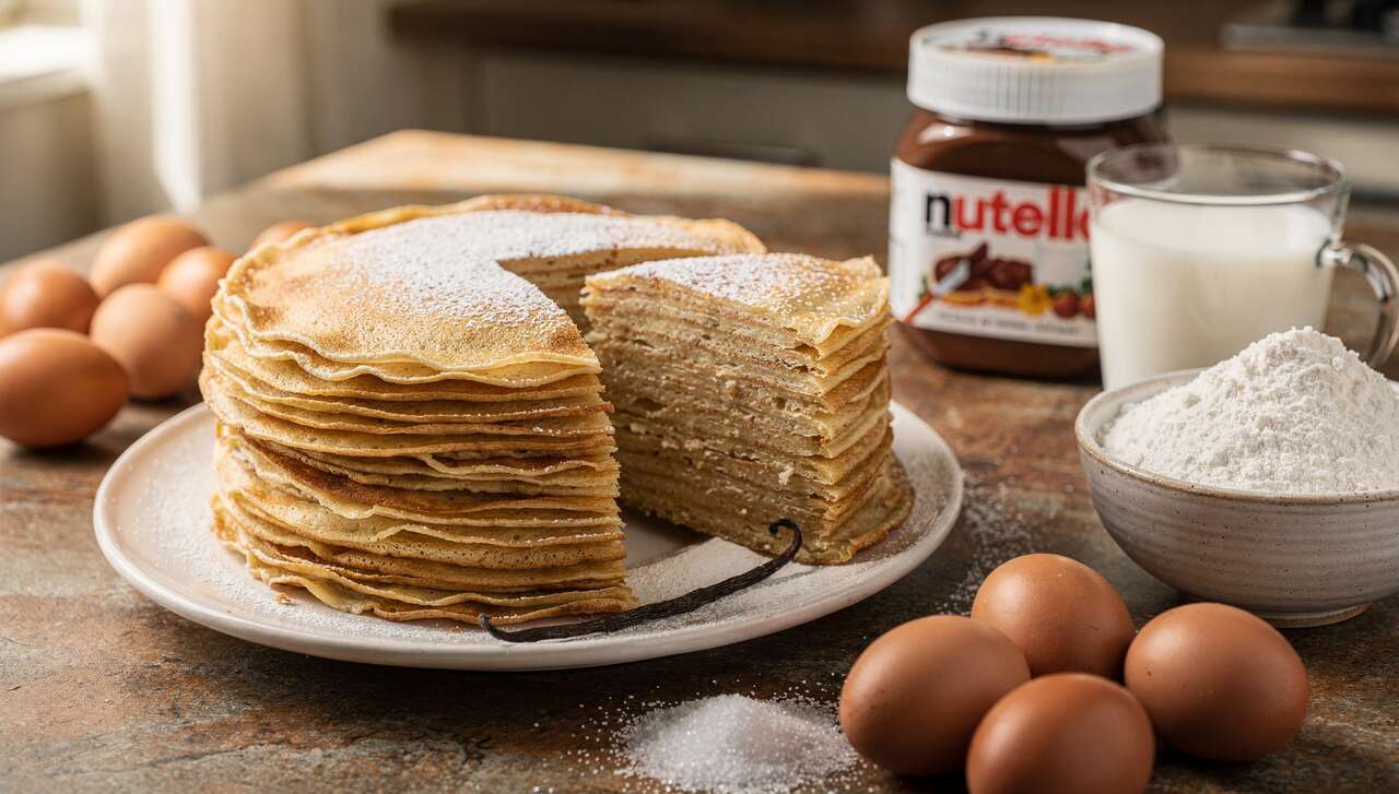 Gâteau de crêpes original : recette maison facile