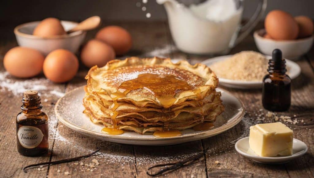 Crêpes ivrognes à la vanille : recette gourmande et originale