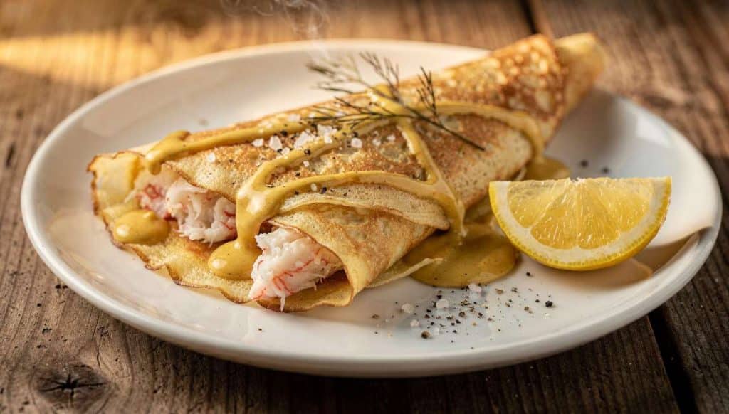 Recette de crêpes au crabe savoureuses et faciles