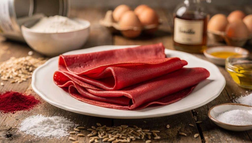 Crêpes rouges : recette facile et savoureuse