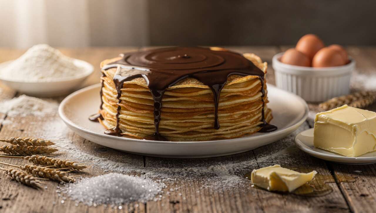 Gâteau de crêpes : recette facile et délicieuse
