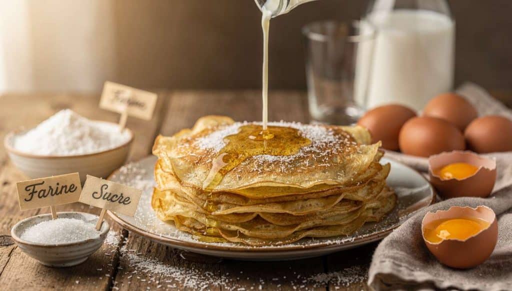 Crêpes ultra moelleuses à la noix de coco : découvrez la recette parfaite