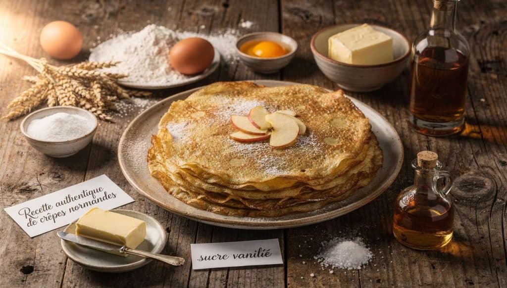 Recette authentique de crêpes normandes