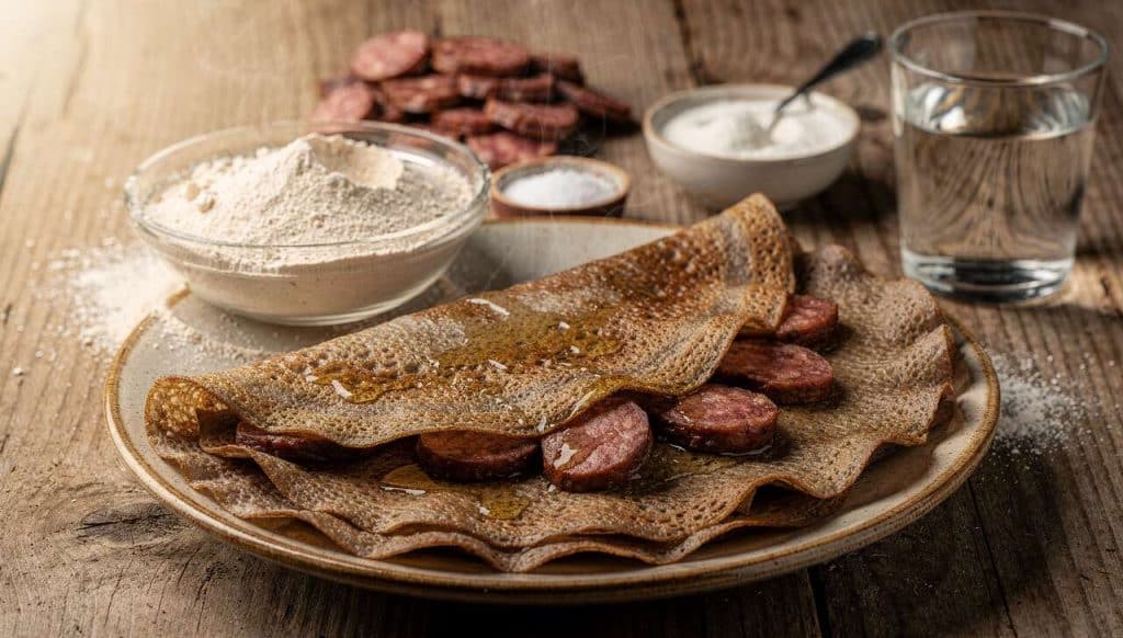 Crêpes à l'andouille : recette savoureuse et facile