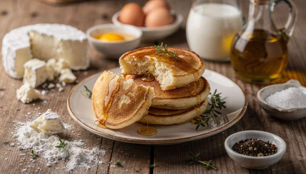 Petites crêpes au fromage de chèvre : recette savoureuse et facile