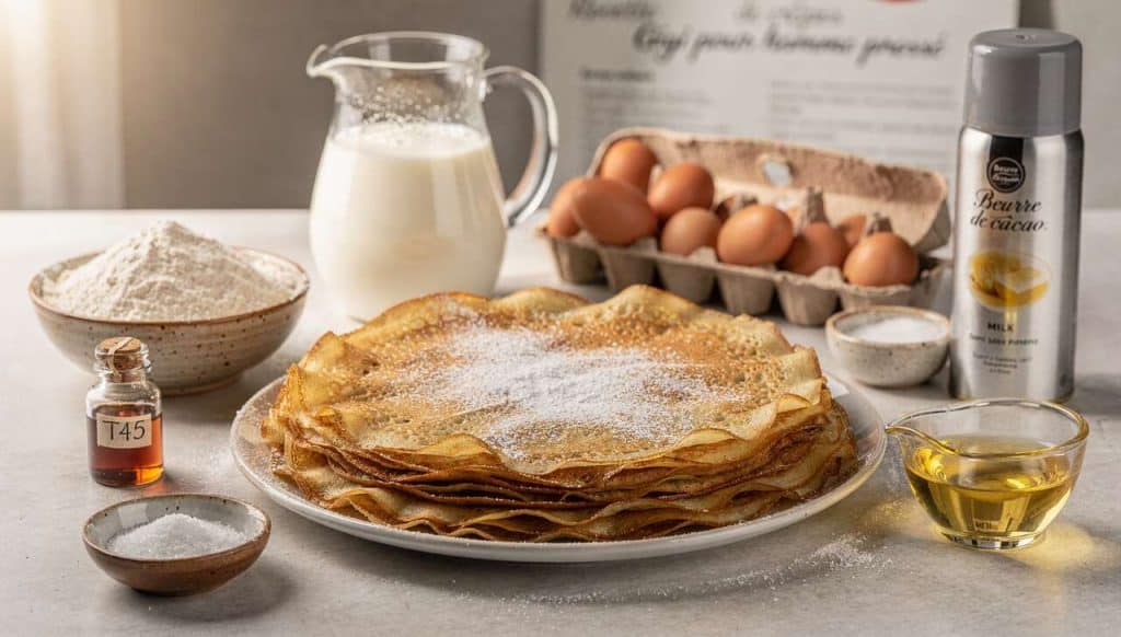 Recette de crêpes Gigi pour homme pressé