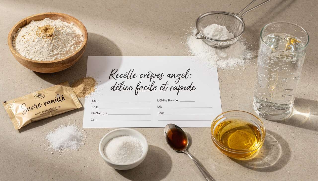 Recette crêpes angel : délice facile et rapide