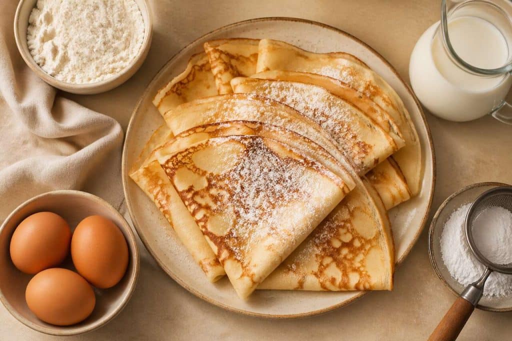 Crêpes Faciles : 3 Ingrédients Seulement !