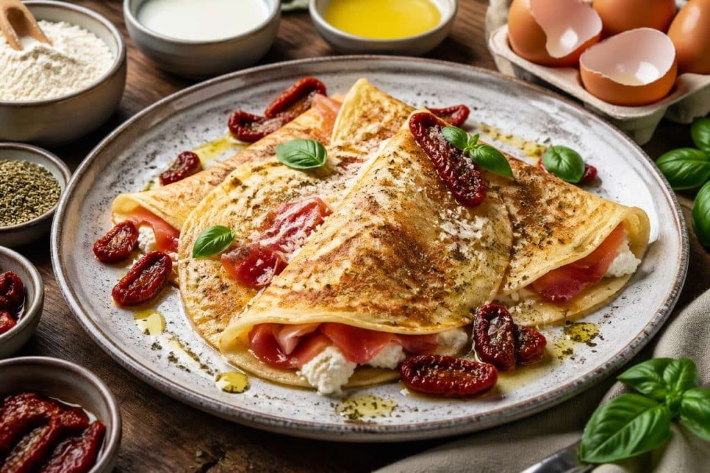 Crêpes à l'italienne : recette facile et savoureuse
