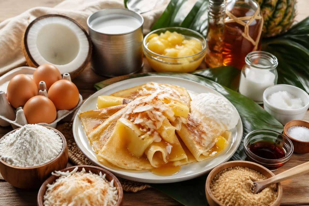Crêpes délice des îles : une recette exotique