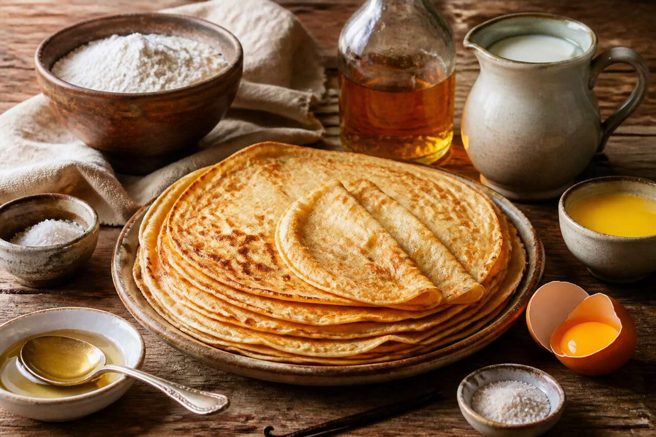 Crêpes fraîches au cidre de Bretagne : la recette authentique