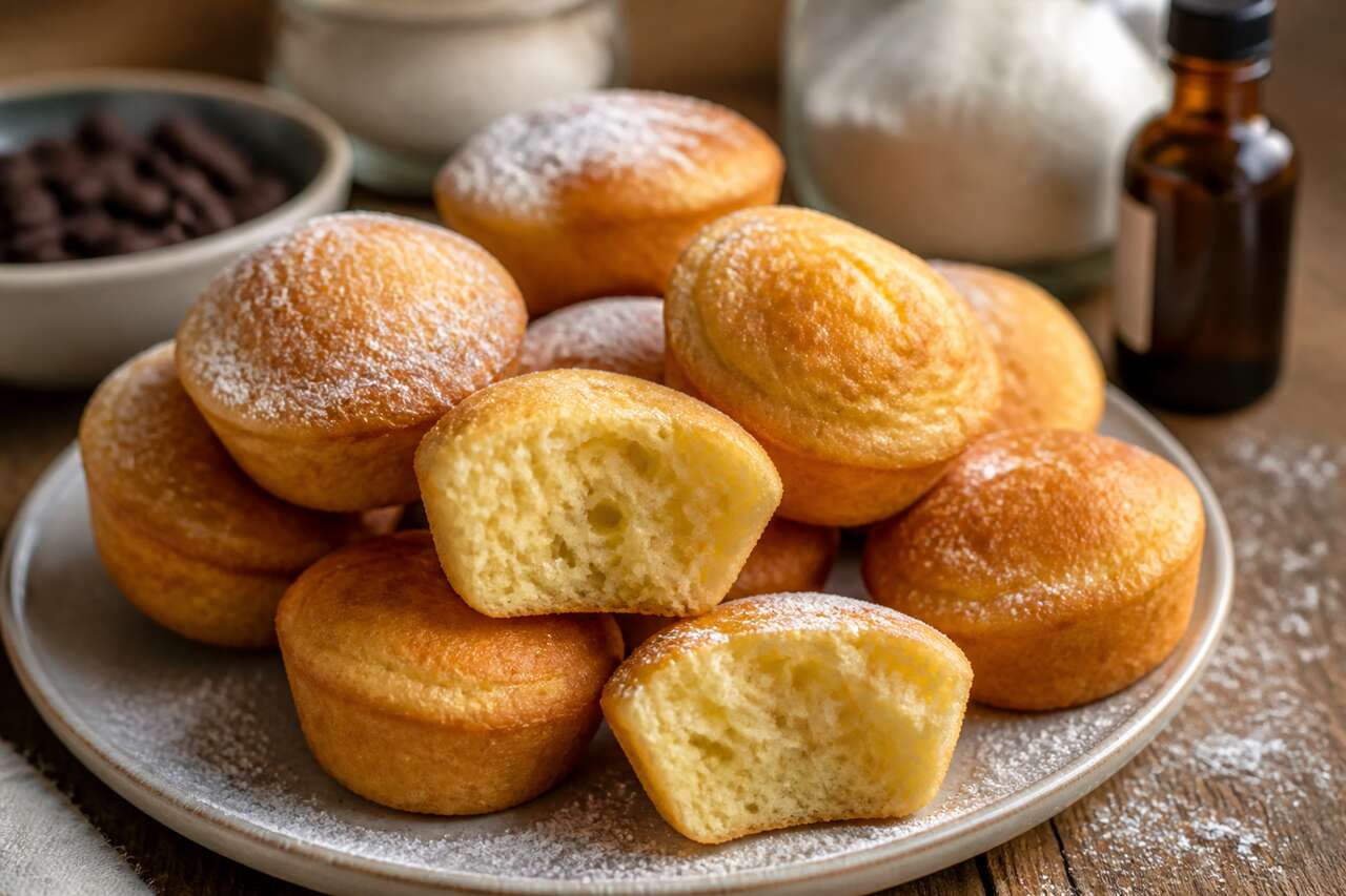 Recette de minis crêpes muffins moelleux