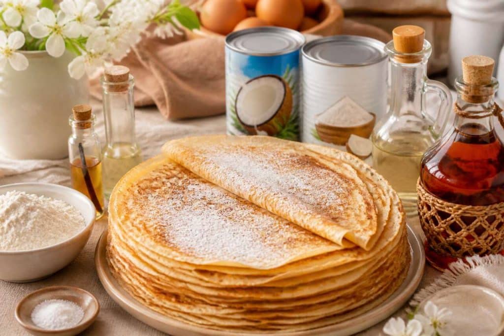 Recette délicieuse de crêpes à la Vally