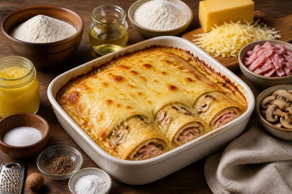 Recette de gratin de crêpes savoureux