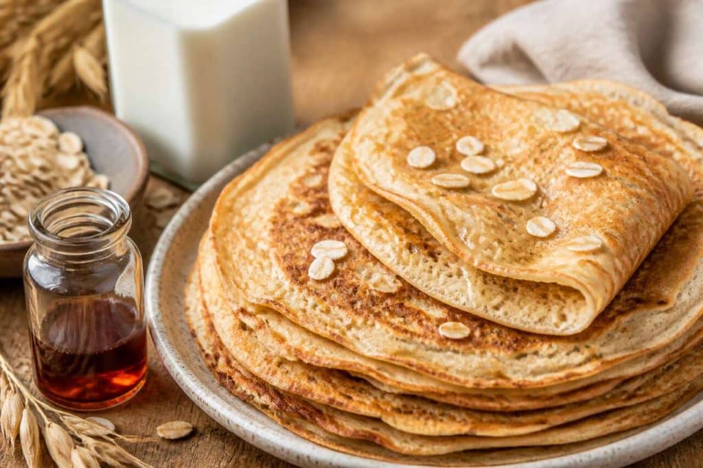 Crêpes aux flocons d'avoine : une recette saine et délicieuse