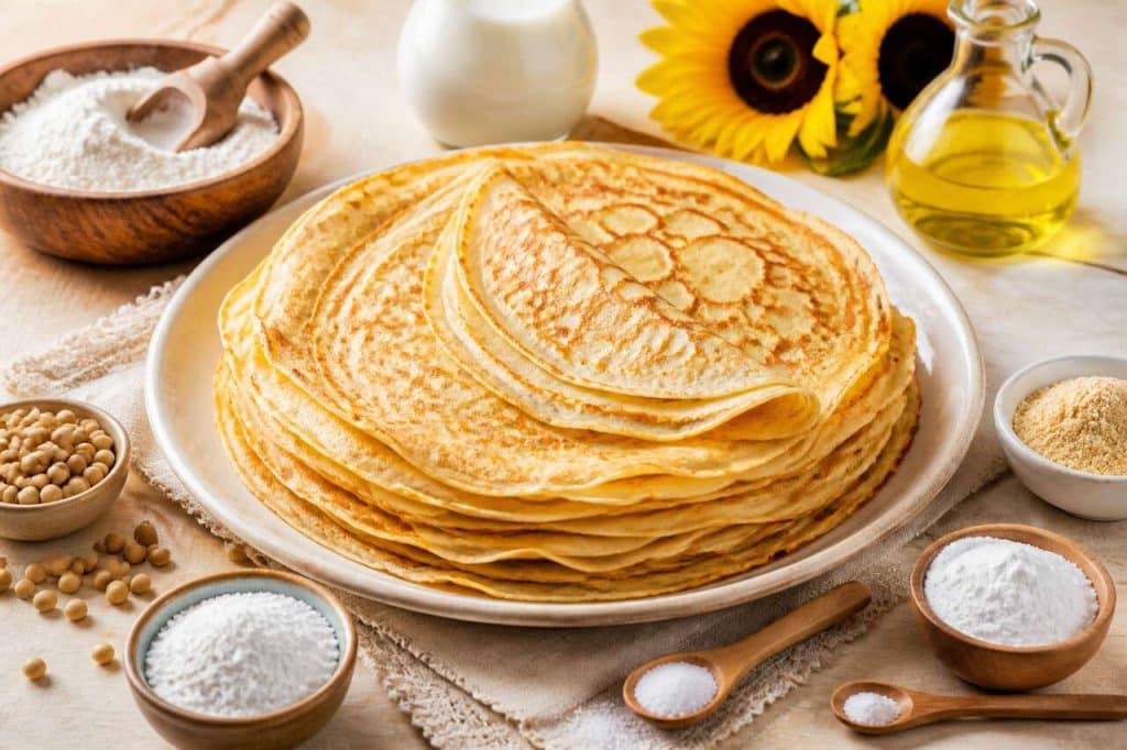 Recette de pâte à crêpes sans œuf facile de ma grand-mère
