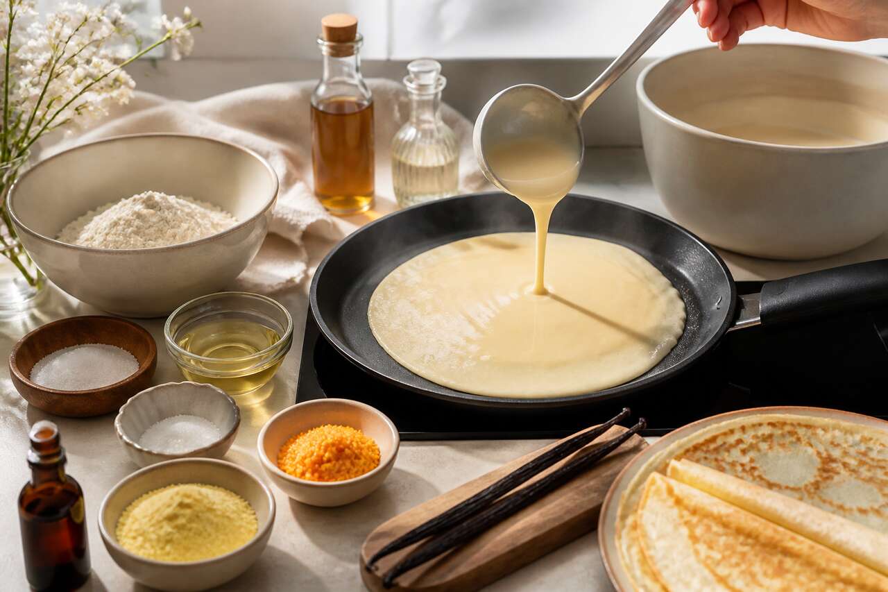 Recette de pâte à crêpes aromatisée : astuces et idées gourmandes