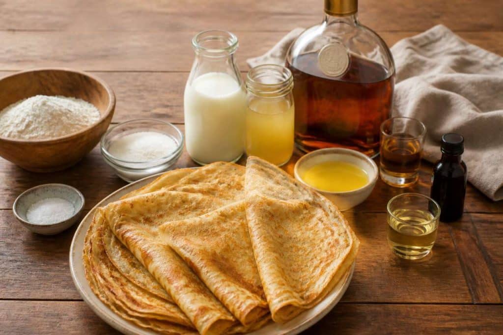 Crêpes bretonnes au Calvados : une recette savoureuse
