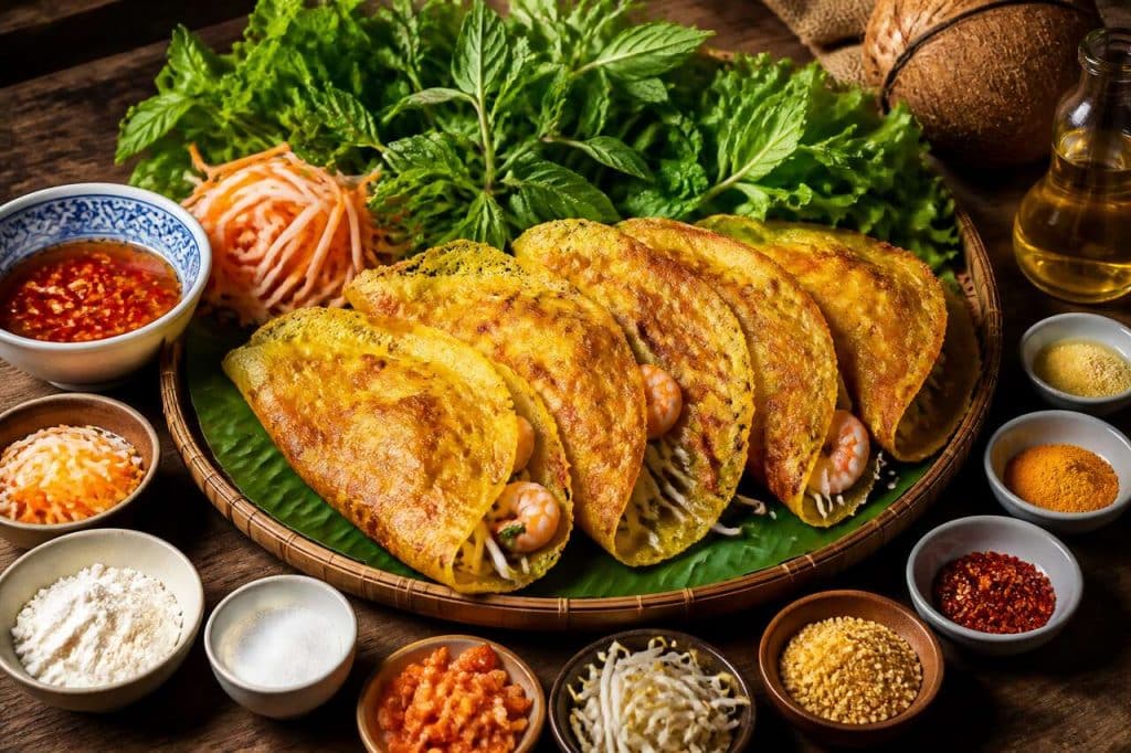 Recette authentique : crêpes vietnamiennes Banh Xeo
