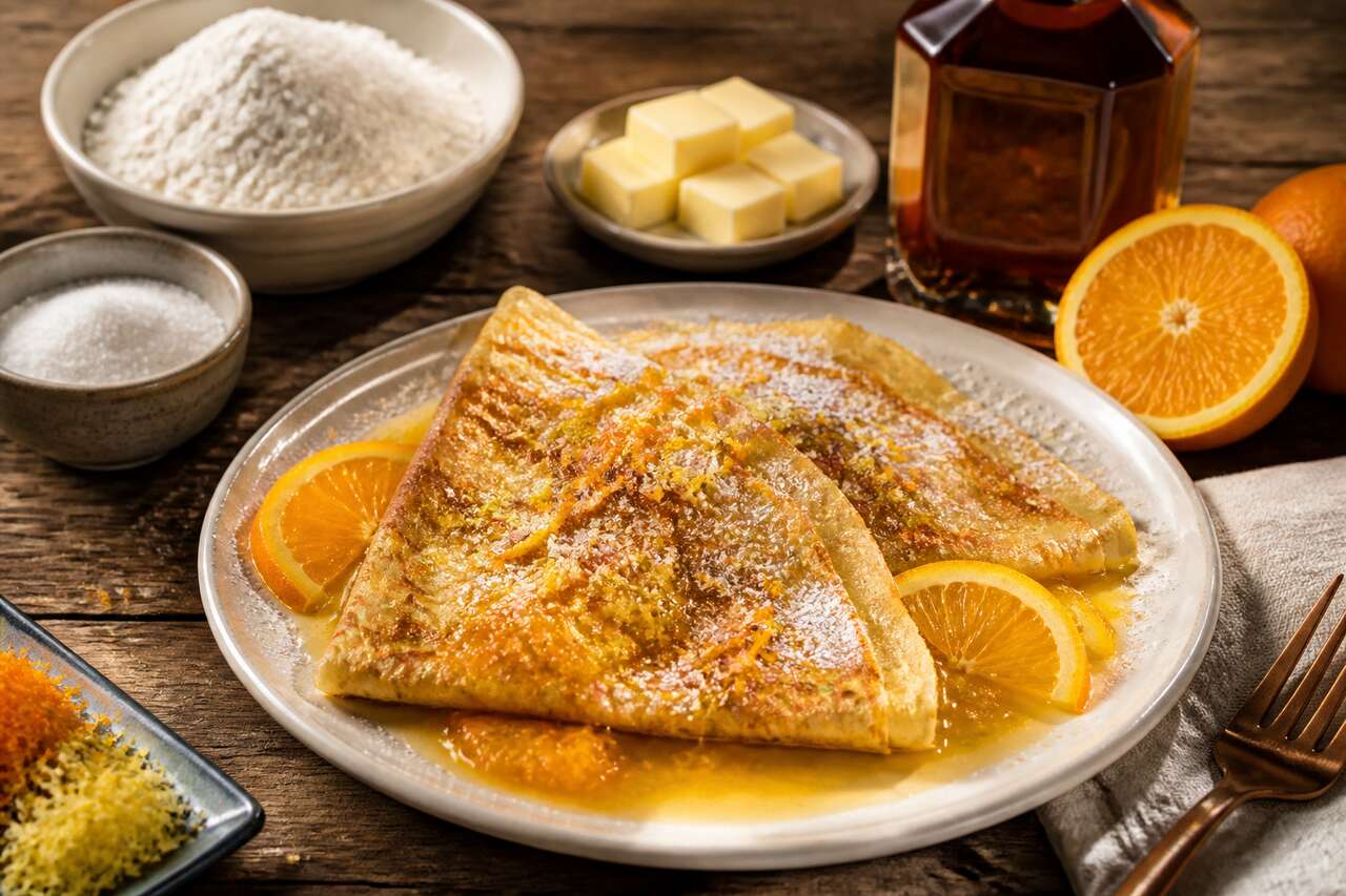 Crêpes Suzette aux agrumes : la recette gourmande