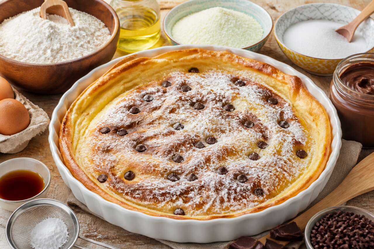 Crêpes géantes au four : recette facile et gourmande