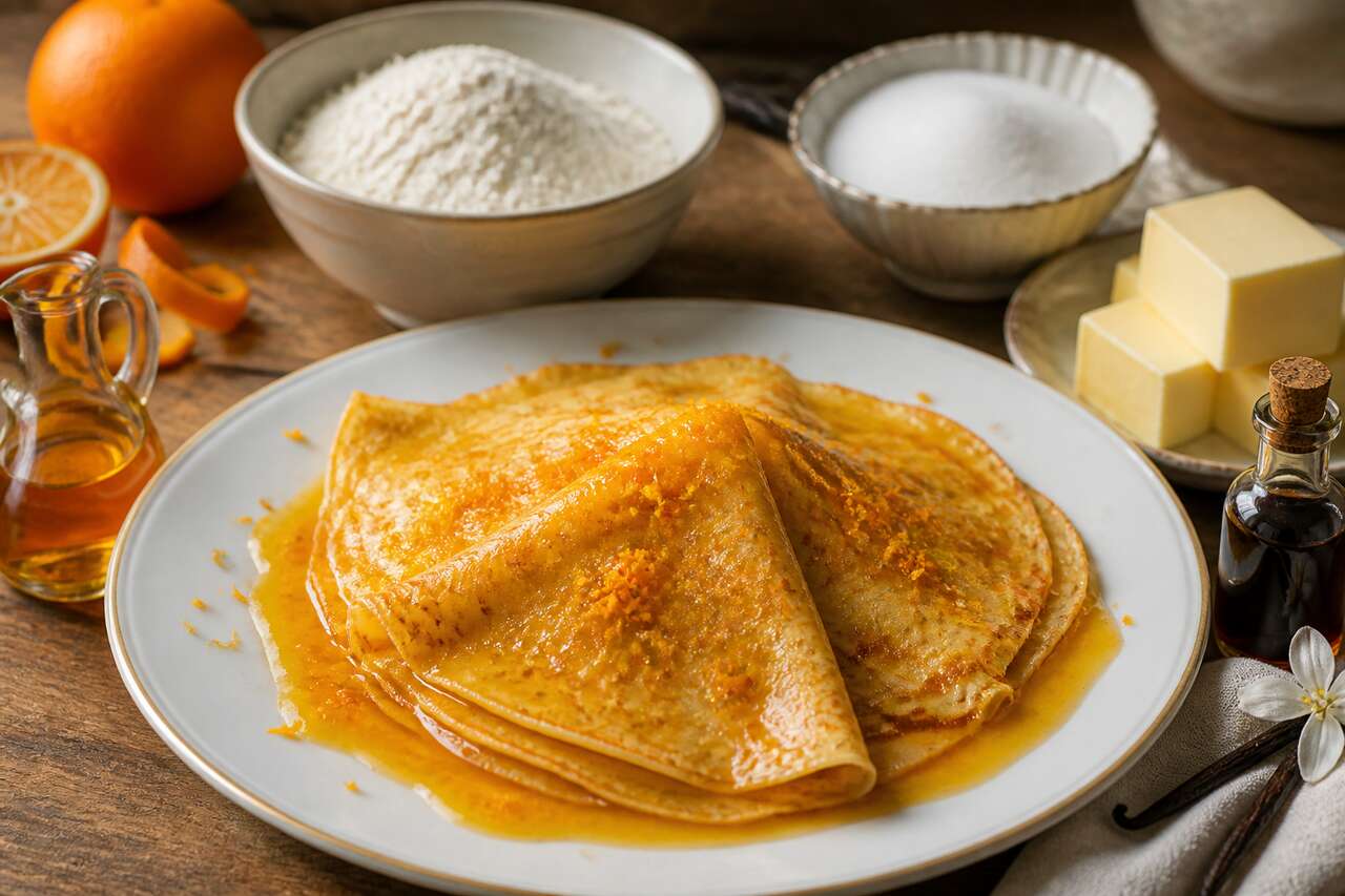 Crêpes sauce Suzette : recette exquise et facile