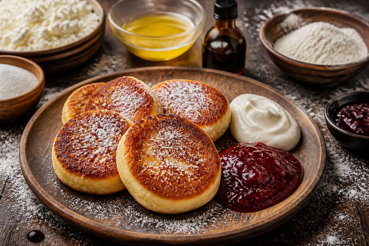 Crêpes russes au fromage blanc : recette gourmande et facile