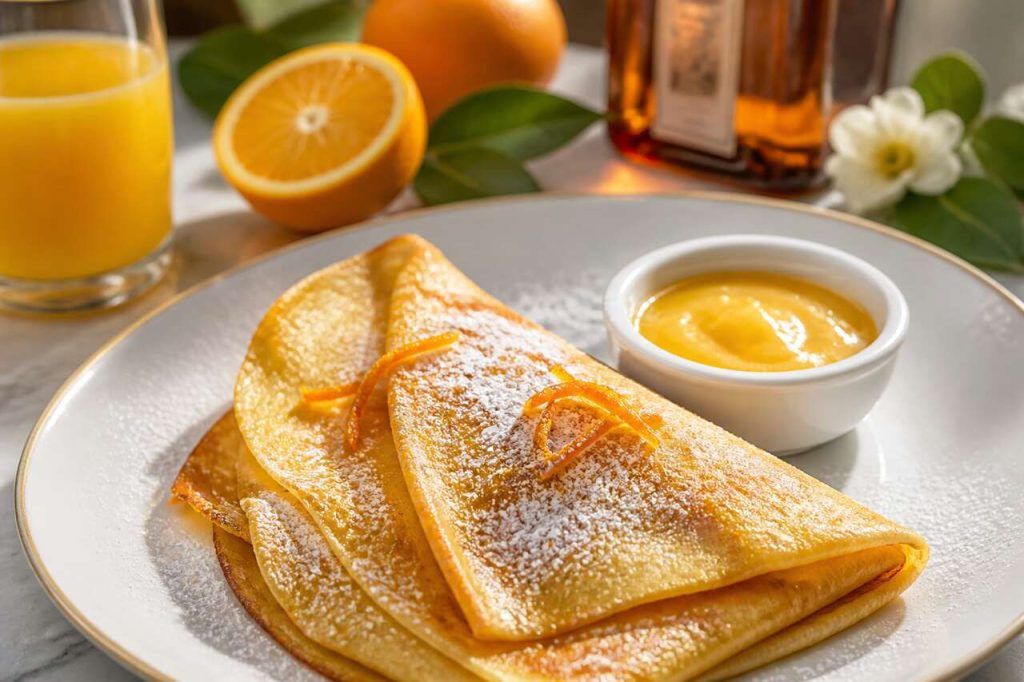 Crêpes soufflées au Cointreau : recette du beurre Suzette
