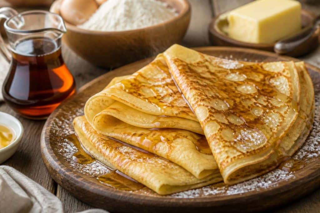 Délicieuses crêpes au sirop : recette facile et rapide