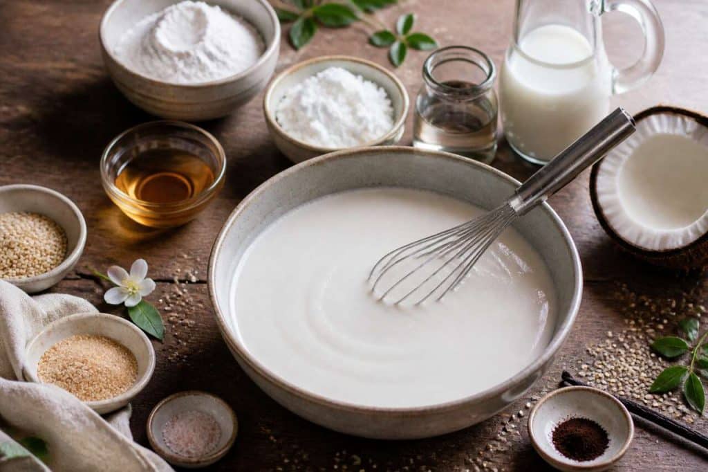 Pâte à crêpes au lait de coco façon chinoise : recette originale