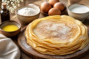 Crêpes fines : recette facile et délicieuse