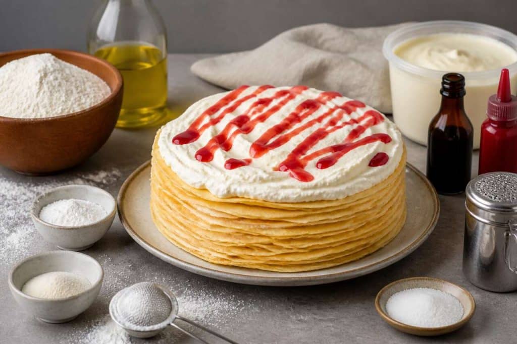Gâteau de crêpes : recette facile et délicieuse