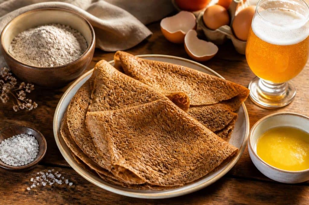 Recette de crêpes de blé noir classiques : première qualité