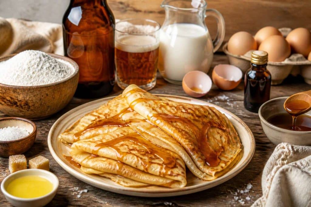 Crêpes À La Bière Vieille Bon Secours : recette gourmande