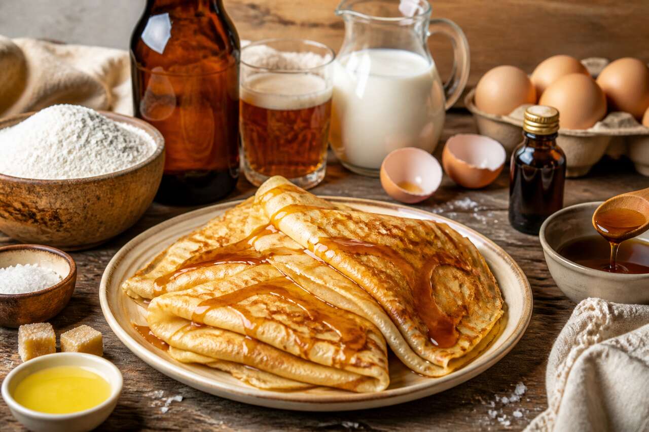 Crêpes À La Bière Vieille Bon Secours : recette gourmande