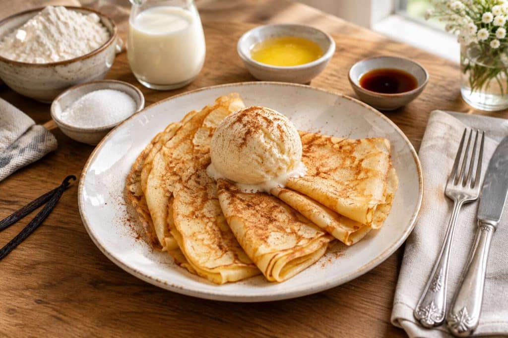 Recette de pâte à crêpes à la vanille facile et rapide