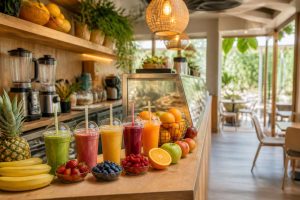 Bar à jus et smoothies