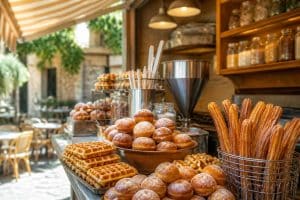 Gaufres, churros et beignets
